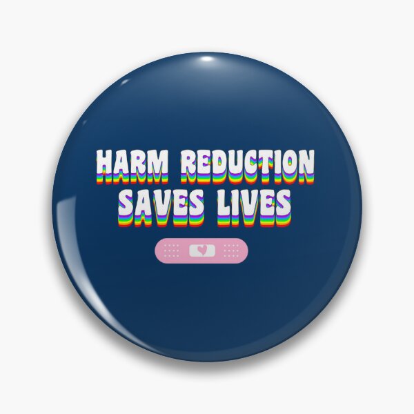 Item preview, Rainbow Harm Reduction Men Women, Harm Reduction Saves Lives bandage   designed and sold by MagicByA.