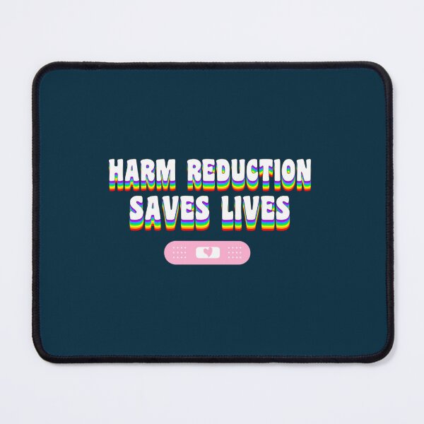 Item preview, Rainbow Harm Reduction Men Women, Harm Reduction Saves Lives bandage   designed and sold by MagicByA.