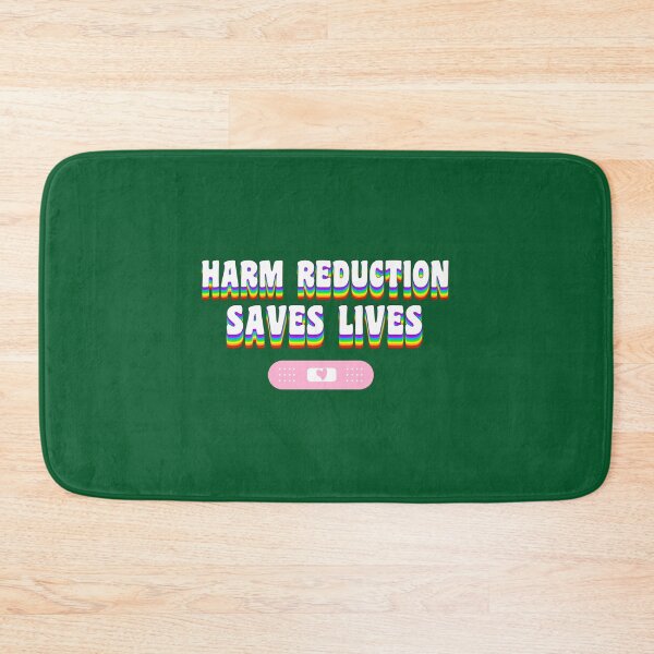 Item preview, Rainbow Harm Reduction Men Women, Harm Reduction Saves Lives bandage   designed and sold by MagicByA.