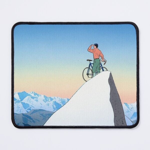 Item preview, Guy Billout cycling on the mountain designed and sold by gertrudetavares.