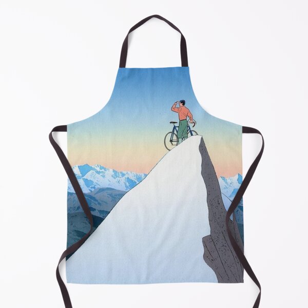 Item preview, Guy Billout cycling on the mountain designed and sold by gertrudetavares.