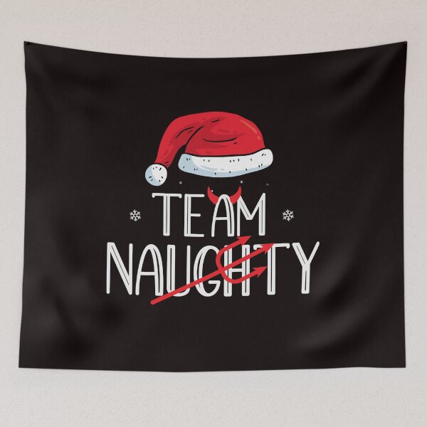Item preview, Team Naughty, Santa's Naughty List, Funny Naughty Christmas designed and sold by desireedickens.