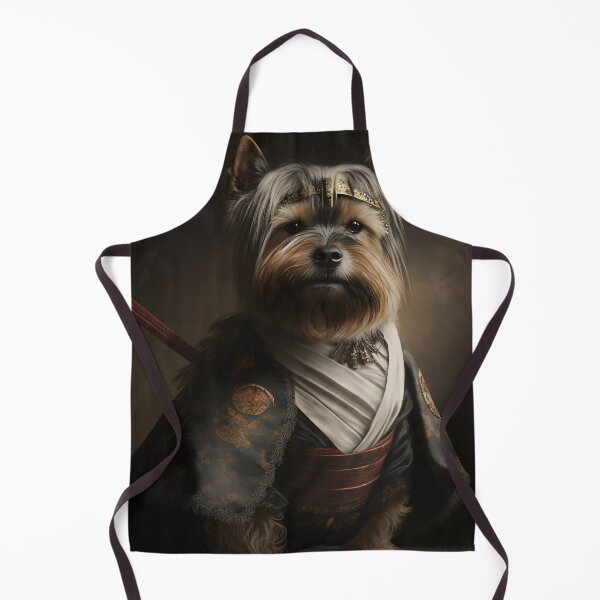 Aperçu de l'œuvre Samouraï japonais Silky Terrier créée et vendue par DankCards.