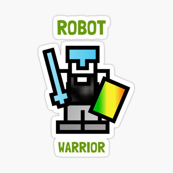 Vista previa del artículo con la obra «soldado guerrero robot», diseñado y vendido por ClassicoArts.