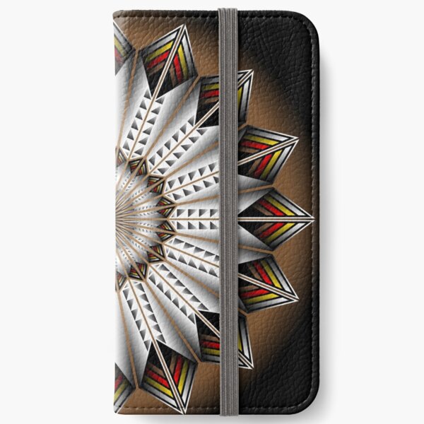 Native Feather Design iPhone Wallet