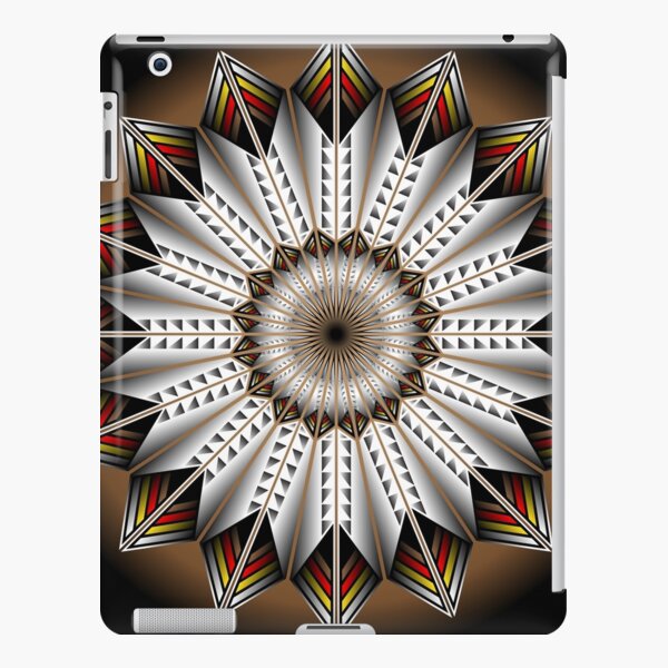 Native Feather Design iPad Snap Case