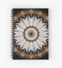 Native Feather Design Spiral Notebook