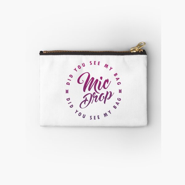 Item preview, BTS Mic Drop calligraphy with circular lyric design on light bg designed and sold by shopnojams.