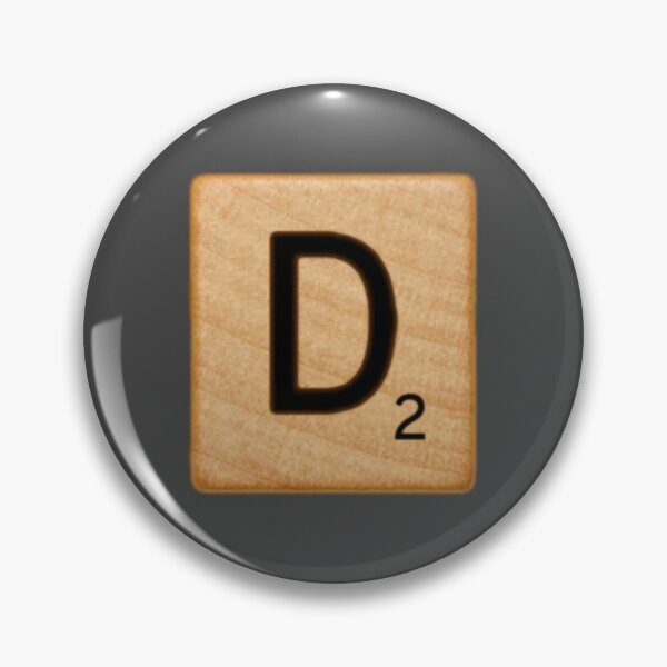 Item preview, Scrabble Tile Letter D Initial "D" designed and sold by RstyBcktWkshp.