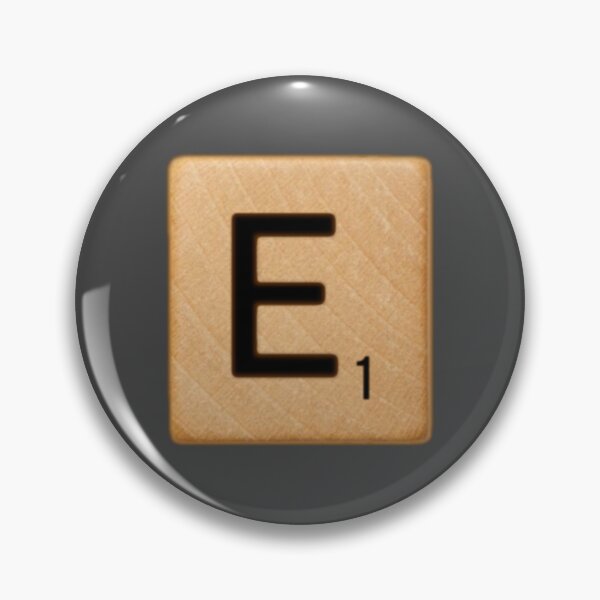 Item preview, Scrabble Tile Letter E Initial "E" designed and sold by RstyBcktWkshp.