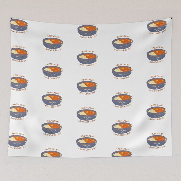 Item preview, KEEP CALM AND CURRY ON designed and sold by Krurya shop.