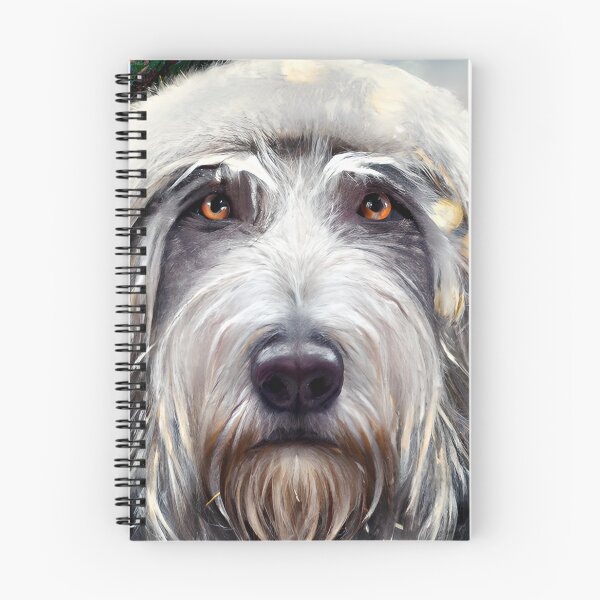 Item preview,  Christmas Irish Wolfhound Wearing A Santa Hat designed and sold by ZenEverAI.