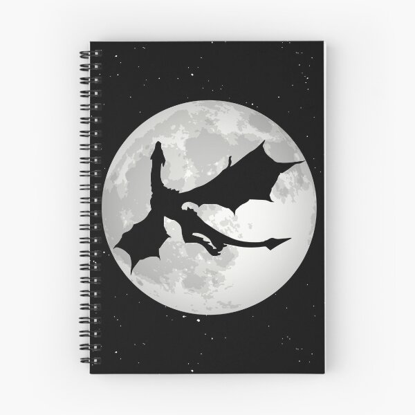 Item preview, Dragon soaring past a full moon designed and sold by Ideallity.