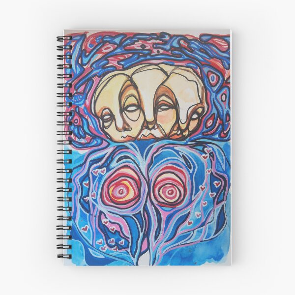 Item preview, Surreal Colorful Woman Original Art designed and sold by PirateSun.