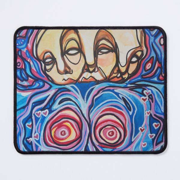 Item preview, Surreal Colorful Woman Original Art designed and sold by PirateSun.