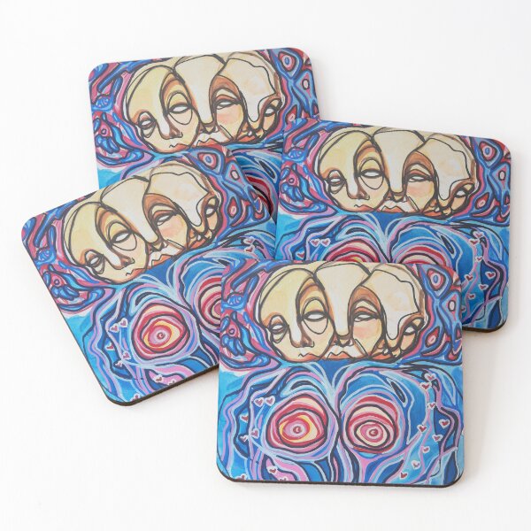 Item preview, Surreal Colorful Woman Original Art designed and sold by PirateSun.