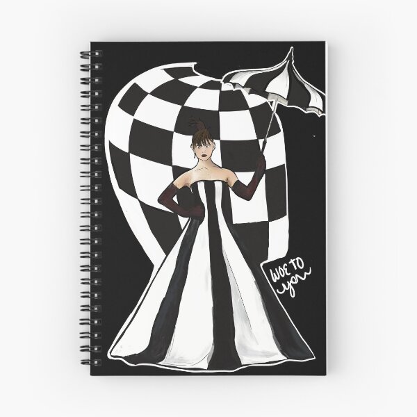 Item preview, Woe To You Black and White Umbrella Lady designed and sold by Silver Sky by Janet.