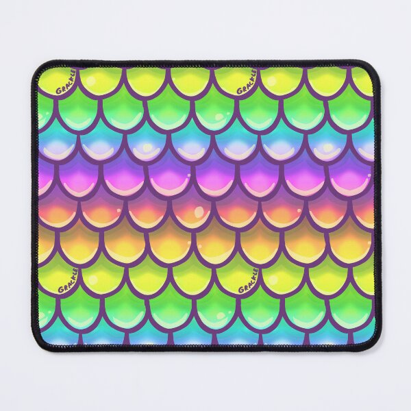 Item preview, Pastel Rainbow Mermaid Scales designed and sold by JanGrackle.