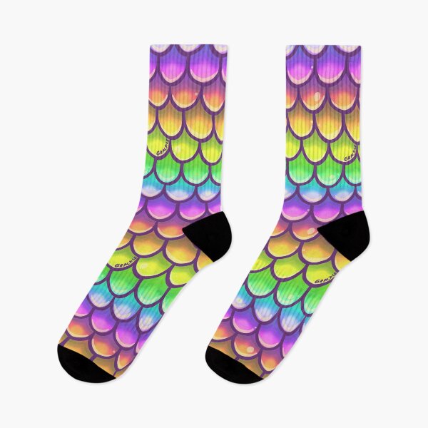 Item preview, Pastel Rainbow Mermaid Scales designed and sold by JanGrackle.