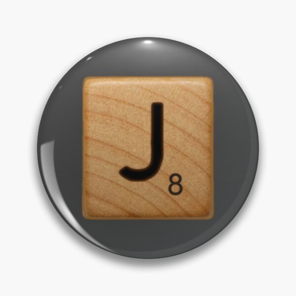 Item preview, Scrabble Tile Letter J Initial "J" designed and sold by RstyBcktWkshp.