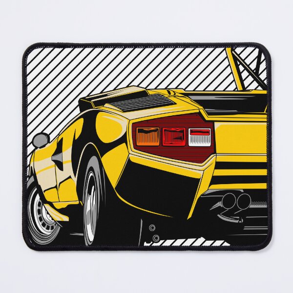 Item preview, Lamborghini Countach Super Car Retro Aesthetic Classic designed and sold by halleinstyle.