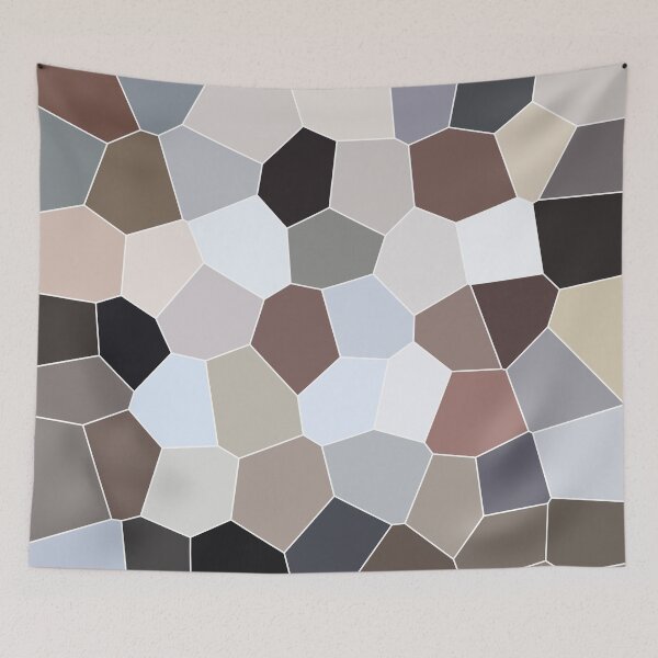 Item preview, Seashell Colors Coastal Vibes Abstract Seashells and Beach Pebbles Mosaic 1 of 4 designed and sold by Beachy.