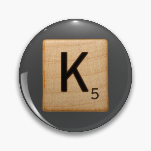 Item preview, Scrabble Tile Letter K Initial "K" designed and sold by RstyBcktWkshp.