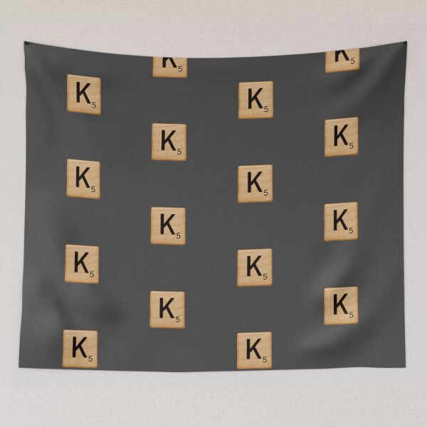 Item preview, Scrabble Tile Letter K Initial "K" designed and sold by RstyBcktWkshp.