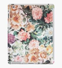 Vinilo o funda para iPad Rosa verde acuarela vintage rosas amarillas florales