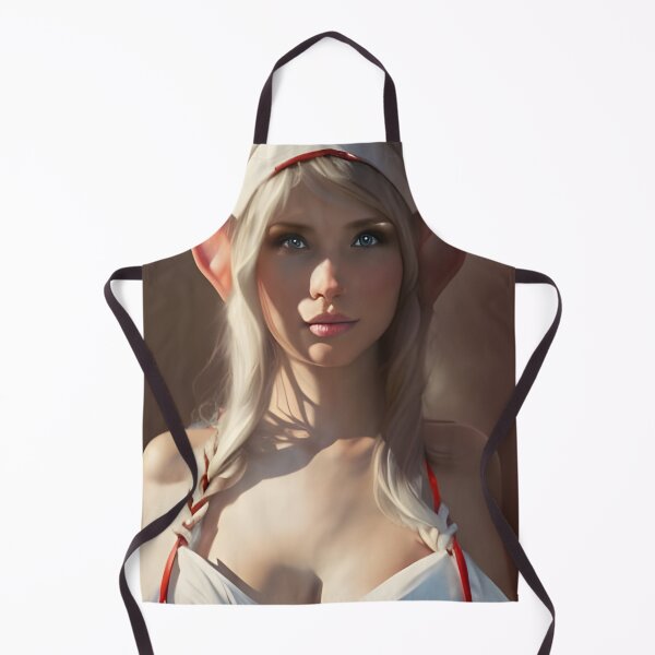 Item preview, Sexy Blonde North Pole Elf in White Bikini designed and sold by Eliteijr.