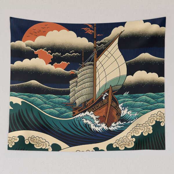 Item preview, Ship at Sea designed and sold by James Vernon.