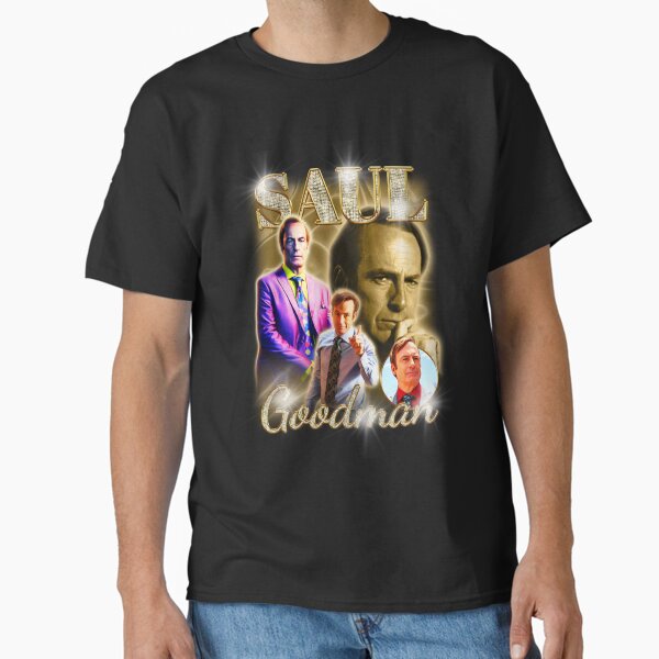 Vista previa del artículo con la obra «Saul Goodman Vintage Better Call Saul Old School Jimmy McGill Breaking Bad Camisa», diseñado y vendido por maisonwander.