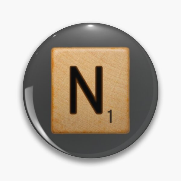 Item preview, Scrabble Tile Letter N Initial "N" designed and sold by RstyBcktWkshp.