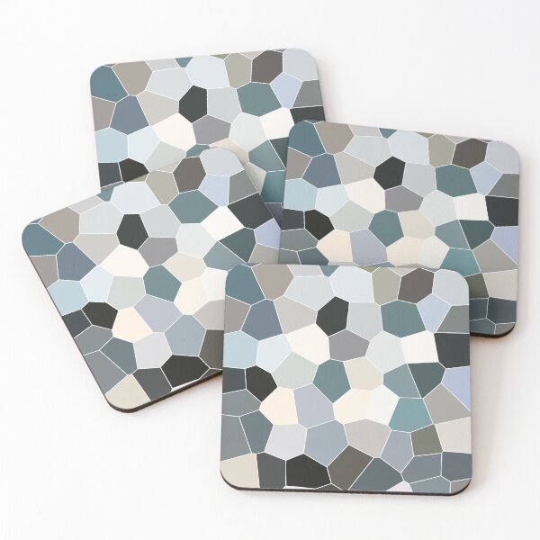 Item preview, Seashell Colors Coastal Vibes Abstract Seashells and Beach Pebbles Mosaic 3 of 4 designed and sold by Beachy.