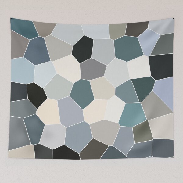 Item preview, Seashell Colors Coastal Vibes Abstract Seashells and Beach Pebbles Mosaic 3 of 4 designed and sold by Beachy.