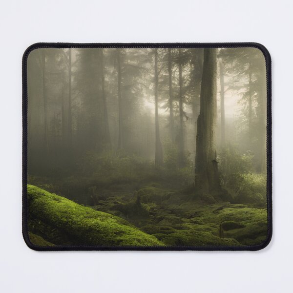 Item preview, A Painting of foggy forest floor designed and sold by vashumaso.