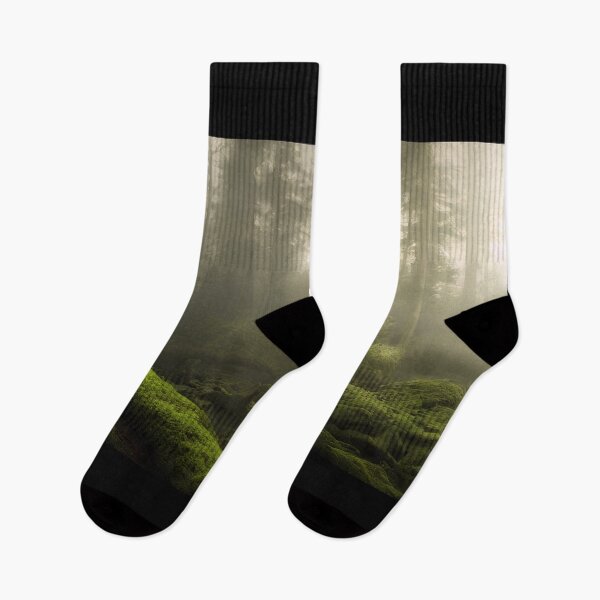 Item preview, A Painting of foggy forest floor designed and sold by vashumaso.