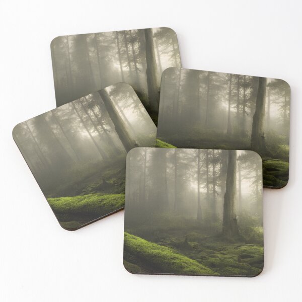 Item preview, A Painting of foggy forest floor designed and sold by vashumaso.