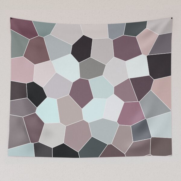 Item preview, Seashell Colors Coastal Vibes Abstract Seashells and Beach Pebbles Mosaic 4 of 4 designed and sold by Beachy.