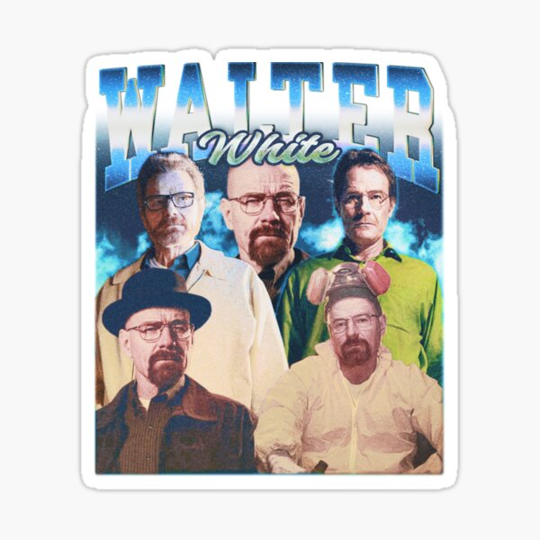 walt and jesse sticker Sticker