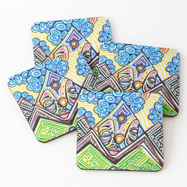 Item preview, Mountain Spirit, mother nature Graffiti original Art designed and sold by PirateSun.