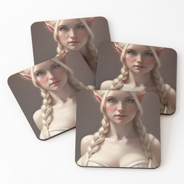 Item preview, Sexy Blonde North Pole Elf Blue Eyes Pigtails designed and sold by Eliteijr.