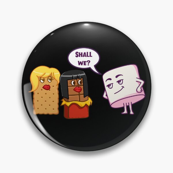 Item preview, Shall We Suggestive S'mores Marshmallows Camping Smores Gear designed and sold by DynamicDesign.