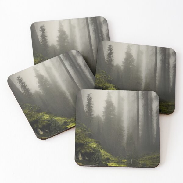 Item preview, Painted wilderness and beautiful landscape in the foggy morning designed and sold by vashumaso.