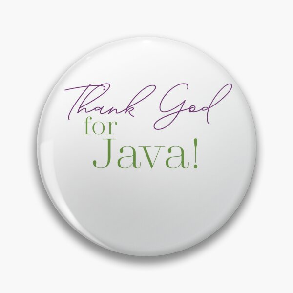 Item preview, Purple/green Thank God for Java!  designed and sold by HalunaHappy.