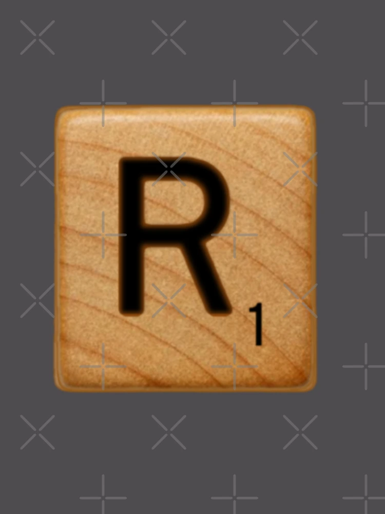 Thumbnail 6 of 6, Premium Oversized Sweatshirt, Scrabble Tile Letter R Initial "R" designed and sold by RstyBcktWkshp.