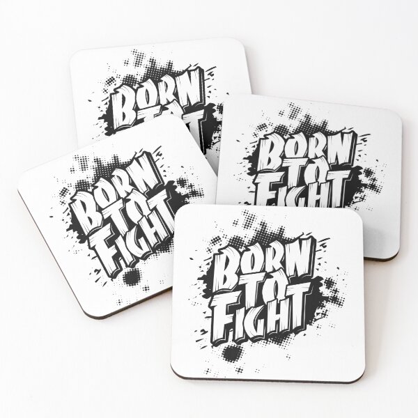Item preview, Born to Fight, Motivational Essential Classic Design designed and sold by Designestic.