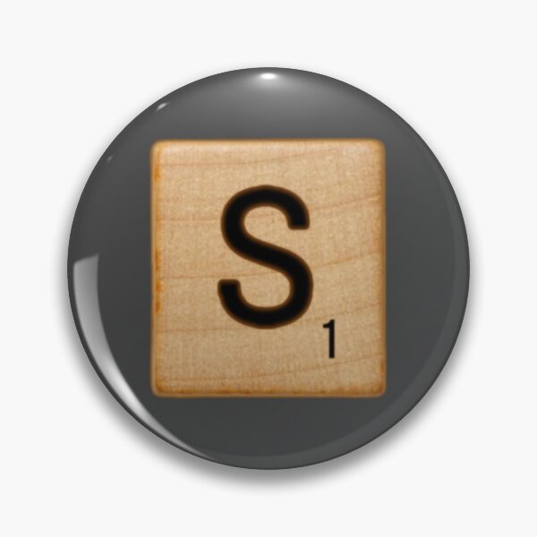 Item preview, Scrabble Tile Letter S Initial "S" designed and sold by RstyBcktWkshp.