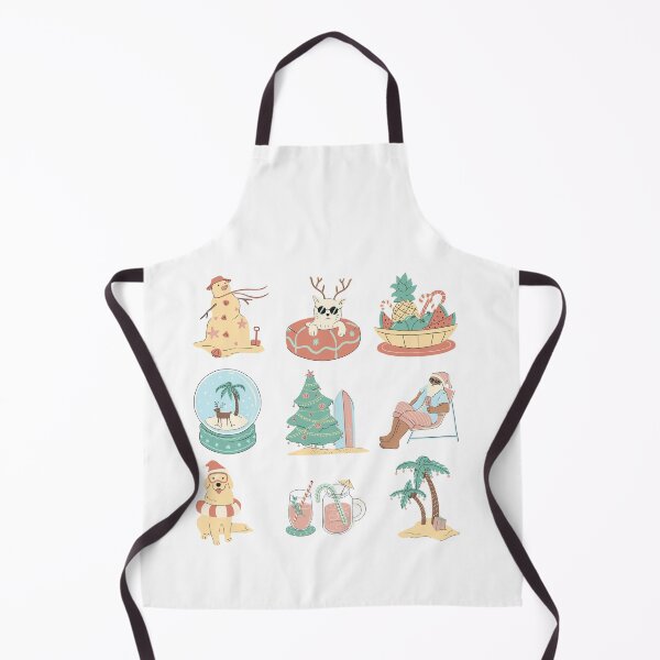 Item preview, Summer Christmas Beach Collage designed and sold by KeturahCreative.