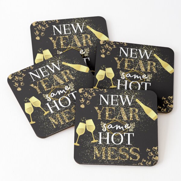 Item preview, New Year Same Hot Mess, Funny New Year 2023 designed and sold by desireedickens.